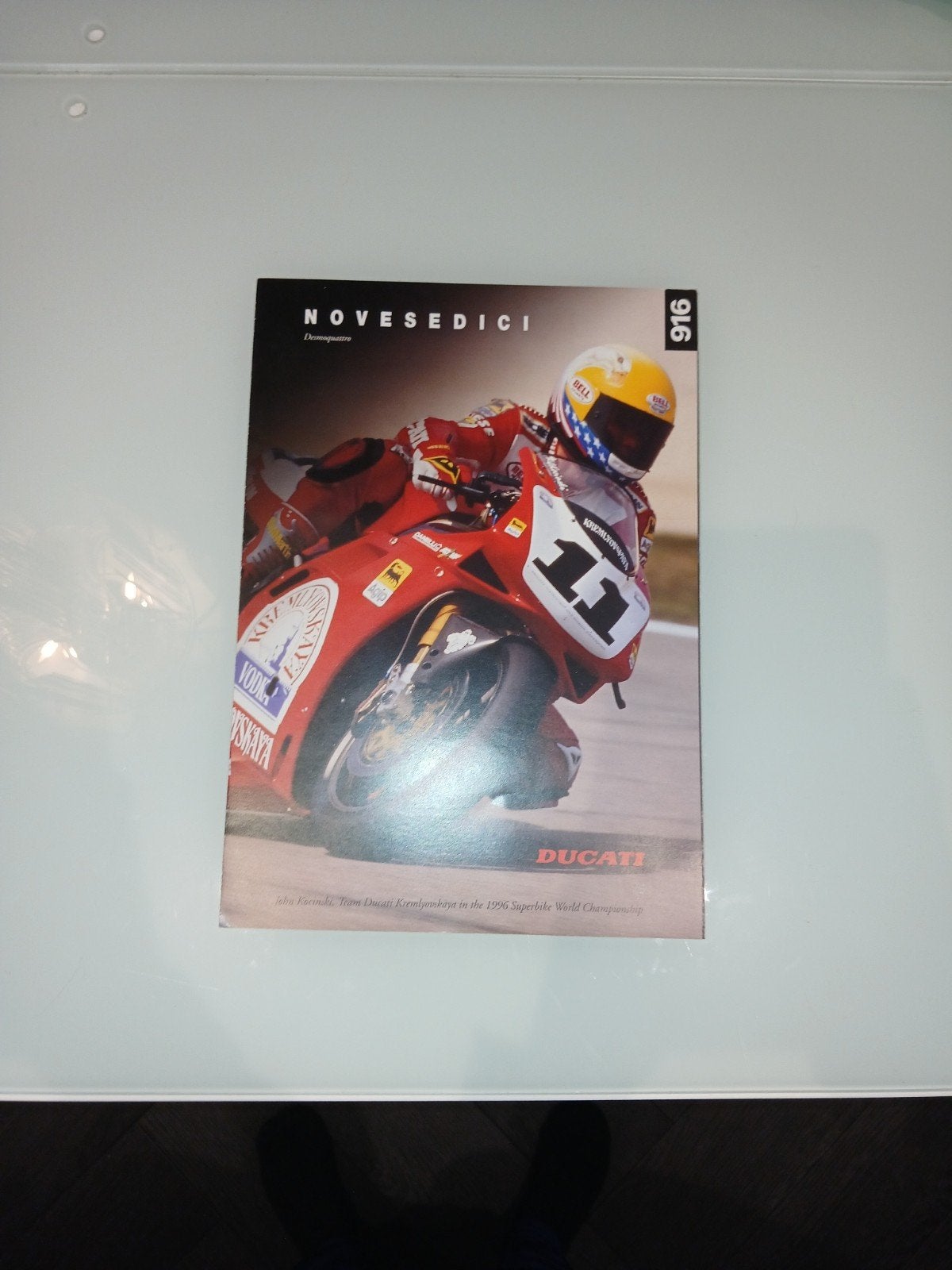 Ducati 916 motor folder - Goede staat, Boeken, Ophalen of Verzenden, Zo goed als nieuw