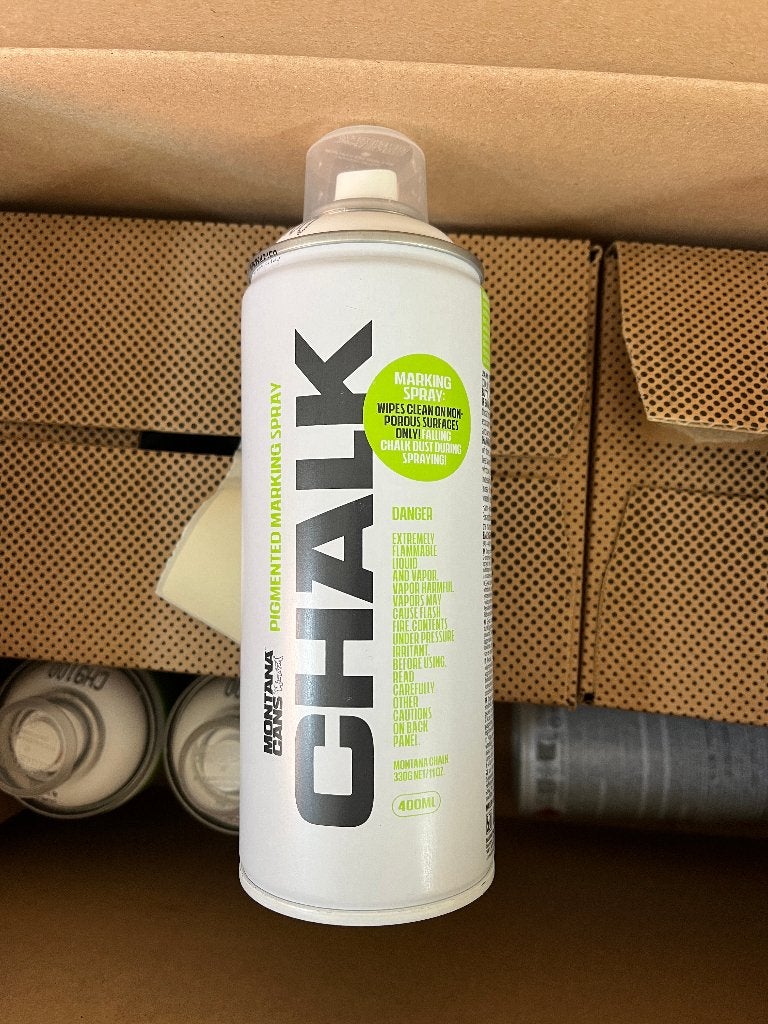 Montana Chalk marking spray, Verzenden, Wit, Nieuw, Verf