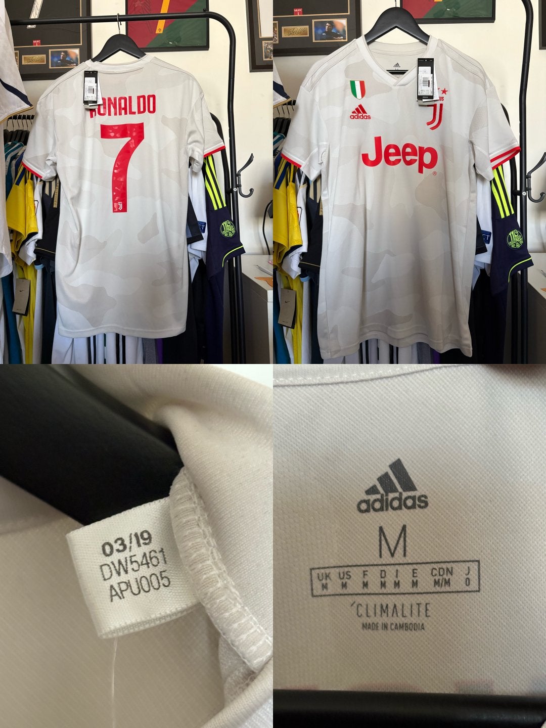 Ronaldo Juventus Uitshirt 2019-2020 Origineel Maat M Nieuw, Maat M, Ophalen of Verzenden, Nieuw, Shirt