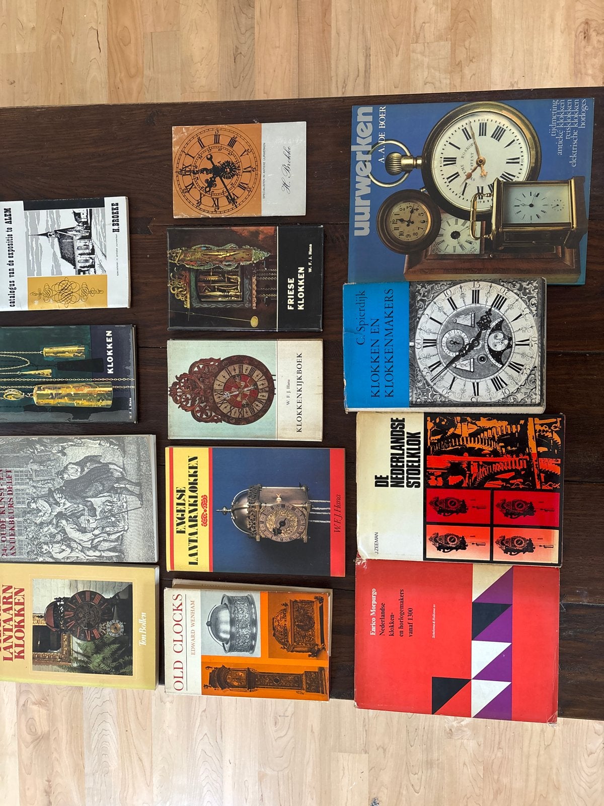 Collectie boeken over klokken en uurwerken, Ophalen of Verzenden, Gelezen, Overige onderwerpen