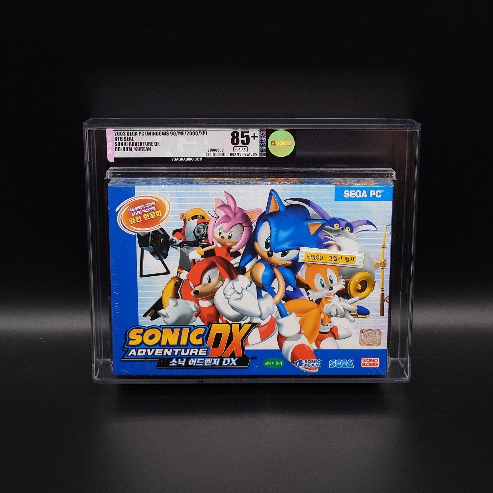 VGA 85+ Sonic Adventure DX SEGA PC Korean Sealed New Pop 1, Avontuur en Actie, 1 speler, Nieuw, Ophalen of Verzenden