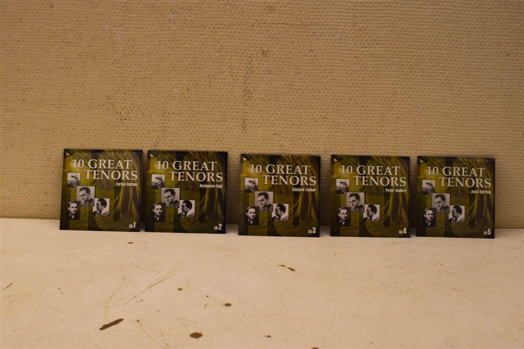 10 cd box 10 Great tenors 47802, Ophalen of Verzenden, Gebruikt