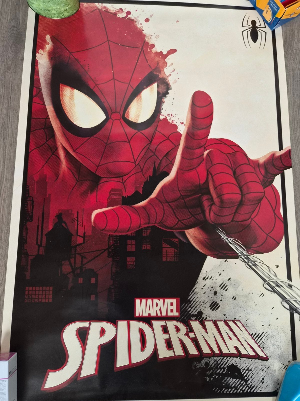 Marvel Spider-Man Poster - Groot Formaat, Verzamelen, Ophalen, Rechthoekig Staand, Film en Tv