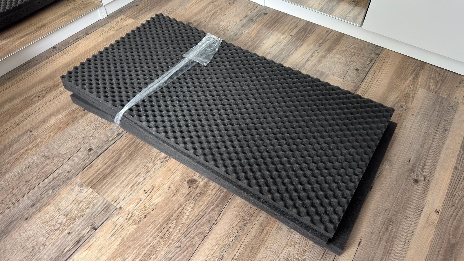 5 x Noppenschuim Geluidsisolatieplaat 100 x 50 cm antraciet, Doe-het-zelf en Verbouw, Isolatie en Afdichting, Nieuw, Overige materialen
