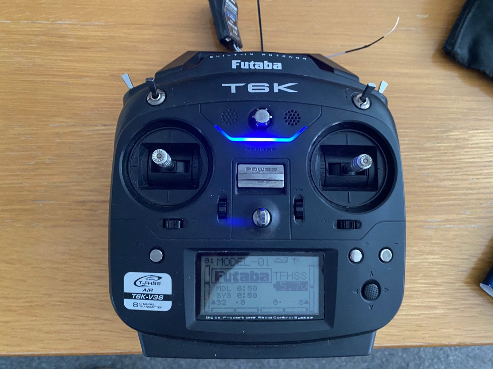 Futaba t6k met ontvanger van (navigator mini), Hobby en Vrije tijd, Modelbouw | Radiografisch | Helikopters en Quadcopters, Ophalen