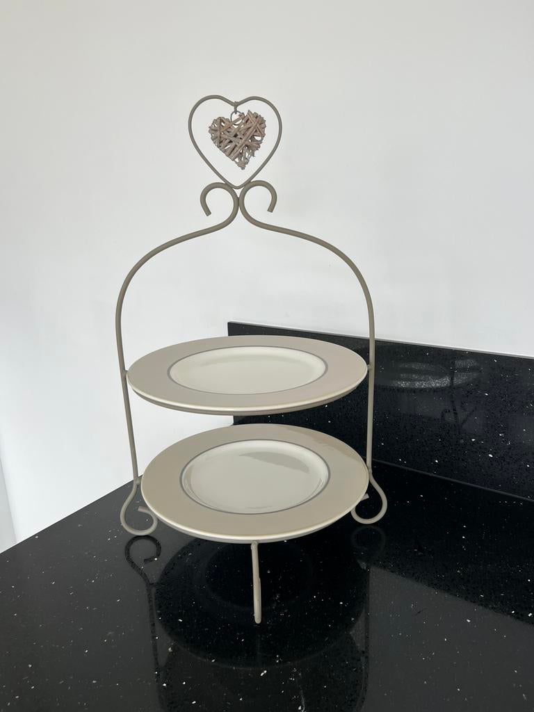 Heel mooie Etagere inclusief borden, Huis en Inrichting, Woonaccessoires | Etagères, Ophalen of Verzenden, Zo goed als nieuw