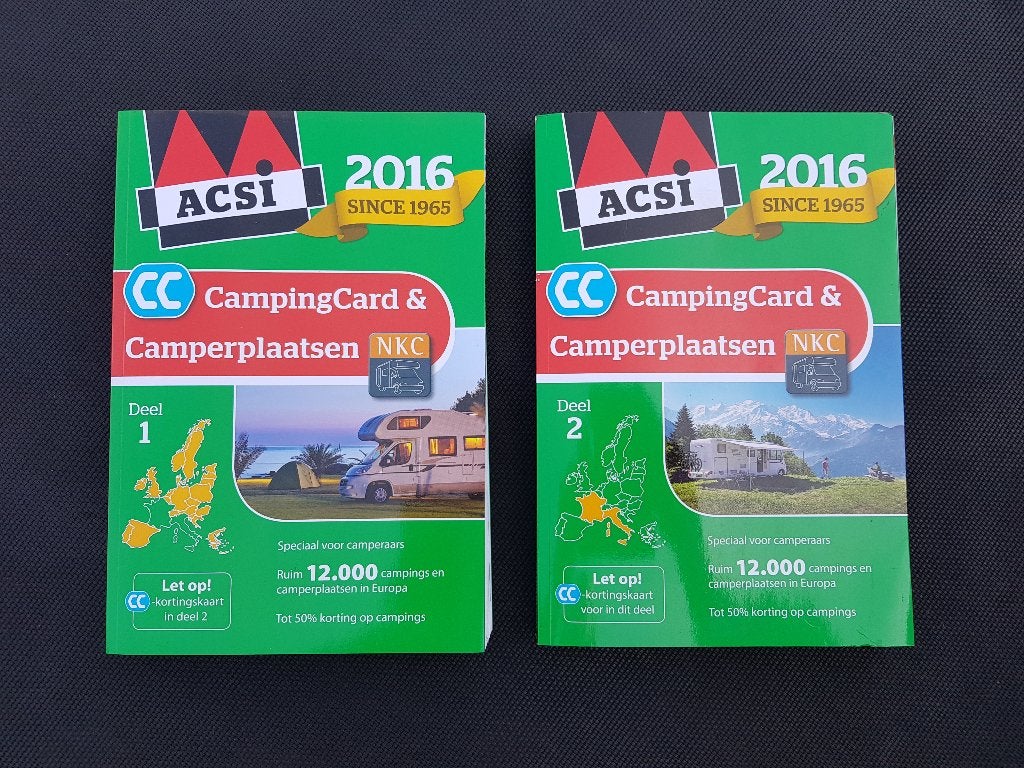 ASCI boeken - deel 1 + 2, Caravans en Kamperen, Ophalen of Verzenden, Zo goed als nieuw