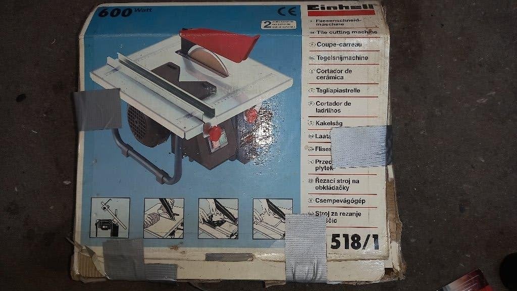 Einhell FSG 518 tegelsnijder, Ophalen, Gebruikt, Minder dan 700 watt, Overige typen