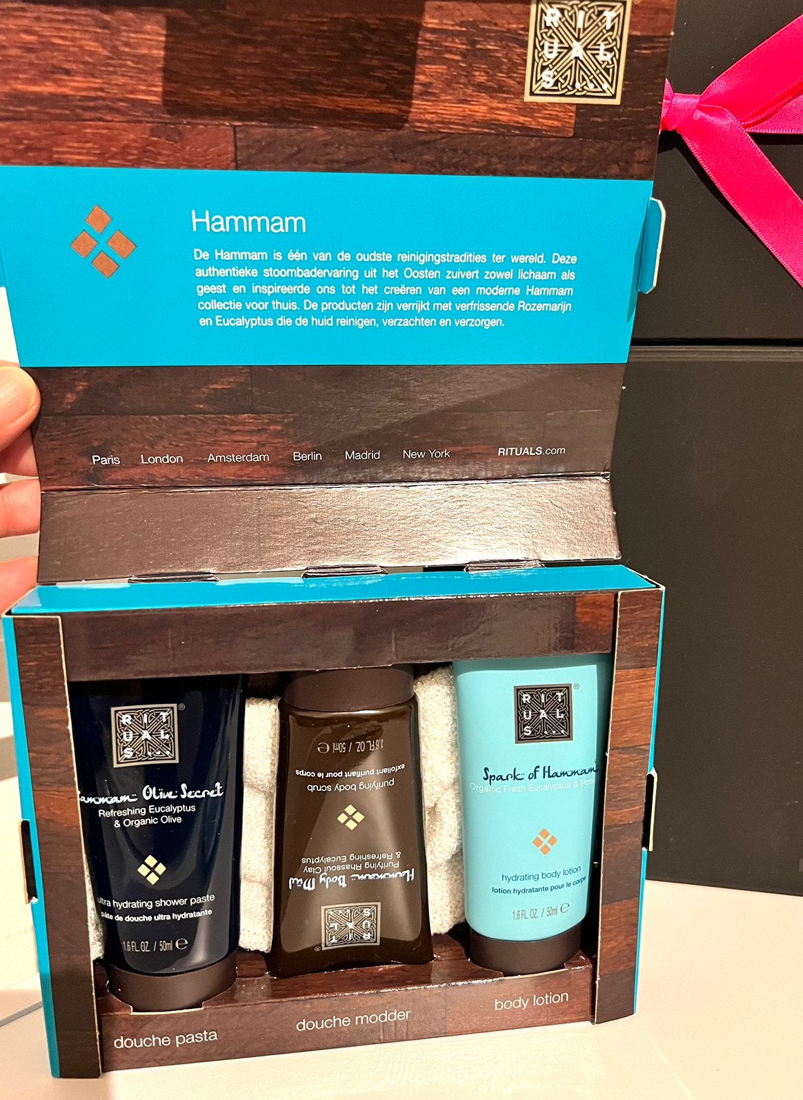 Rituals Hammam setje, Ophalen of Verzenden, Nieuw, Bad & Douche