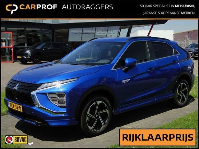 Mitsubishi Eclipse Cross PHEV 2.4 Executive . Navi . Adaptie, Auto's, 12 maanden, 4 cilinders, Blauw, Overige brandstoffen