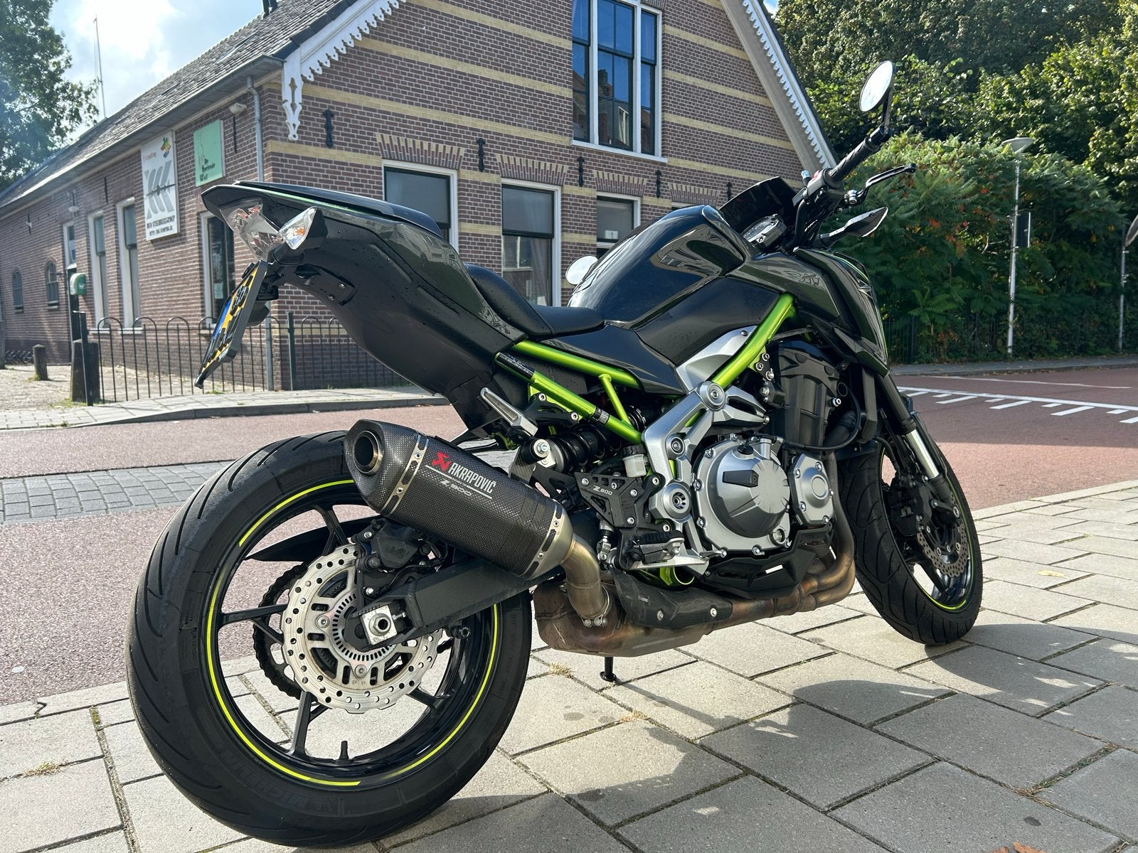 Kawasaki Z900 2018 - 125 PK, 19960 KM Groen/Antra 2 sleutels, 4 cilinders, Gebruikt, Particulier, Meer dan 35 kW