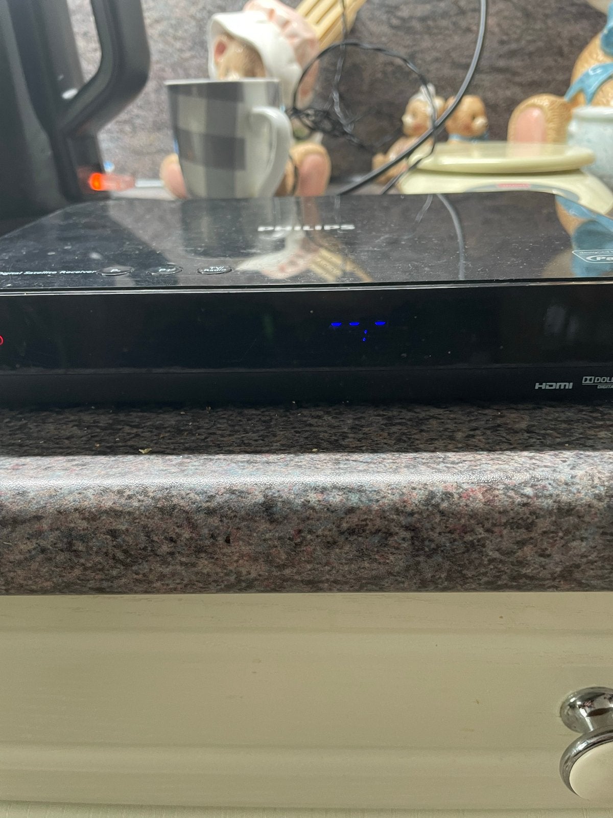 Philips DSR 7141 Digitale Satellietontvanger met Afstandsbed, Ophalen of Verzenden, Gebruikt, Decoder
