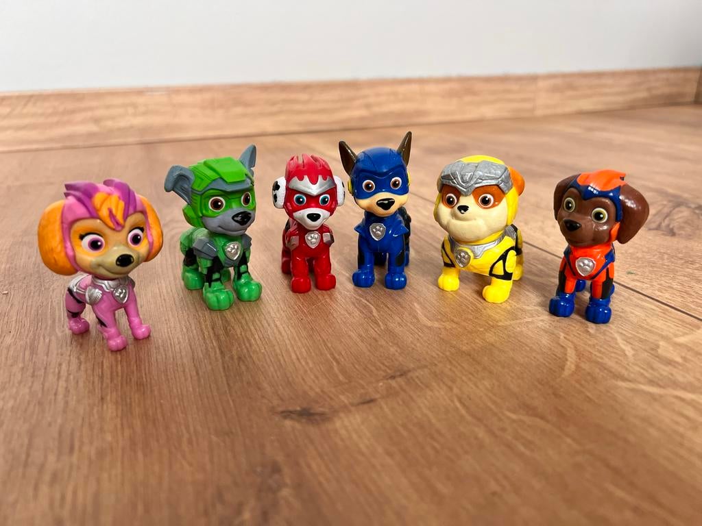 Paw Patrol Super Pups Poppertjes Set, Ophalen of Verzenden, Zo goed als nieuw, Jongen of Meisje