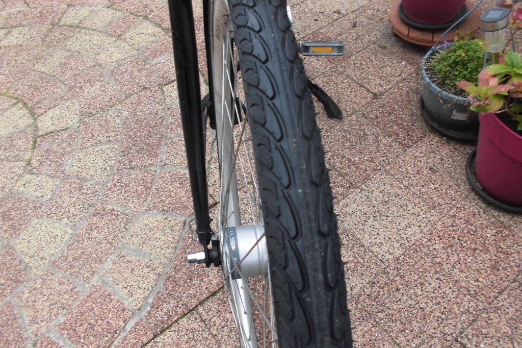 Een dames fiets met 3 versnellingen, Fietsen en Brommers, Versnellingen, 56 cm of meer, Zo goed als nieuw, Schijfrem