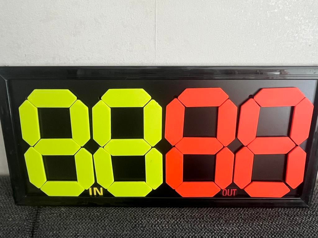 Scorebord handmatig, Ophalen of Verzenden, Zo goed als nieuw, Oranje, Jongen of Meisje