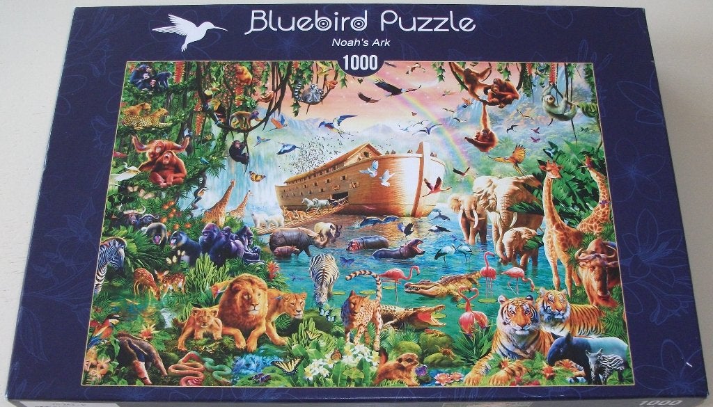 Puzzel *** NOAH'S ARK *** 1000 stukjes Bluebird, Ophalen of Verzenden, 500 t/m 1500 stukjes, Zo goed als nieuw, Legpuzzel