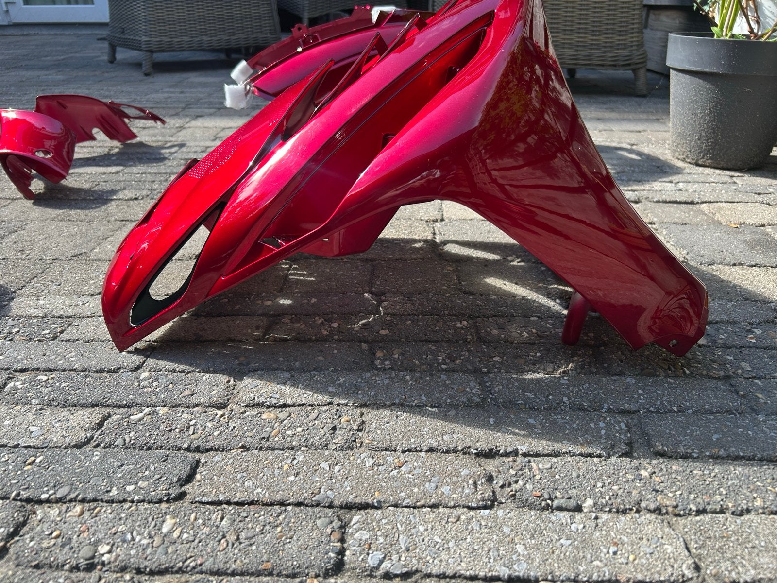 Candy Red Kappen Set Piaggio Zip SP, Ophalen, Zo goed als nieuw, Kap, Piaggio