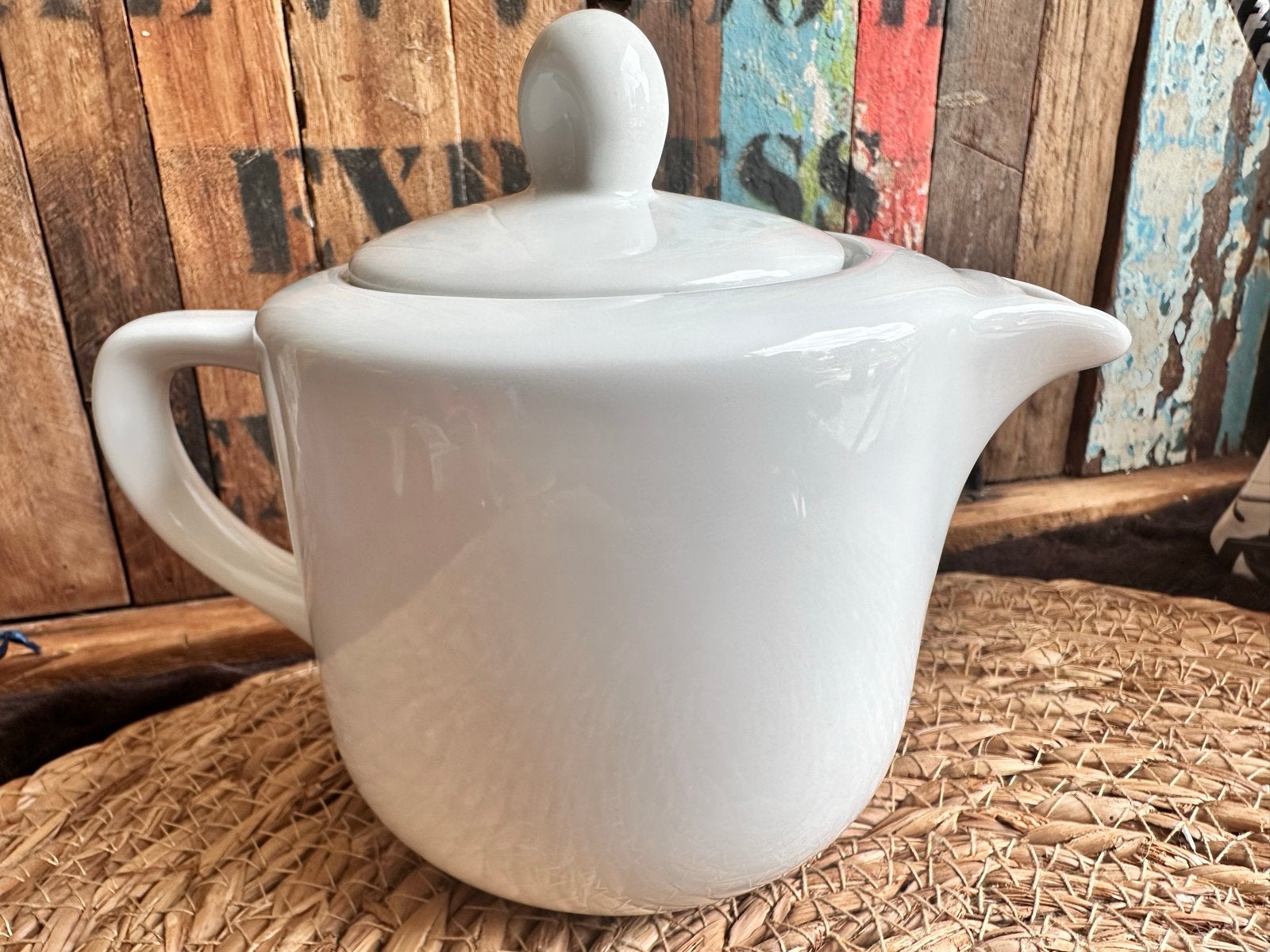 Witte theepot / koffiepot van Nova lijn / Jos ten Berg, Ophalen of Verzenden, Zo goed als nieuw