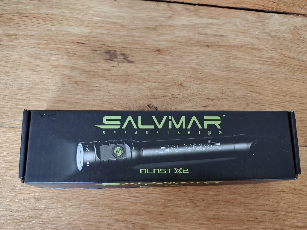 Salvimar Blast X2 onderwater zaklamp duiklamp 1200 lumen, Watersport en Boten, Salvimar, Duiklamp, Salvimar, Nieuw