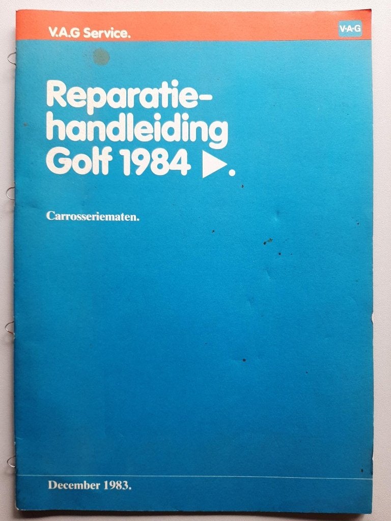 GOLF 2 carrosserie reparatie boekjes, Auto diversen, Ophalen of Verzenden