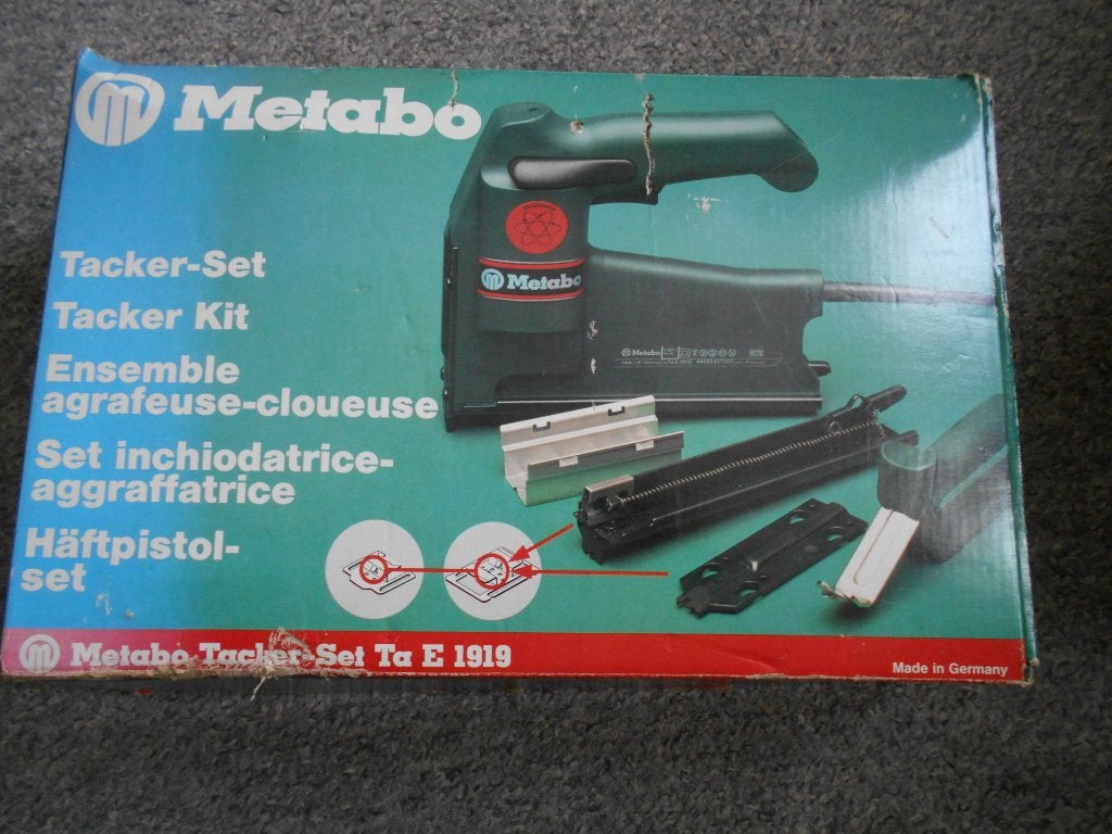 Metabo TA E 1919 Nietmachine., Ophalen, Zo goed als nieuw, Tacker/nietmachine, Overige merken