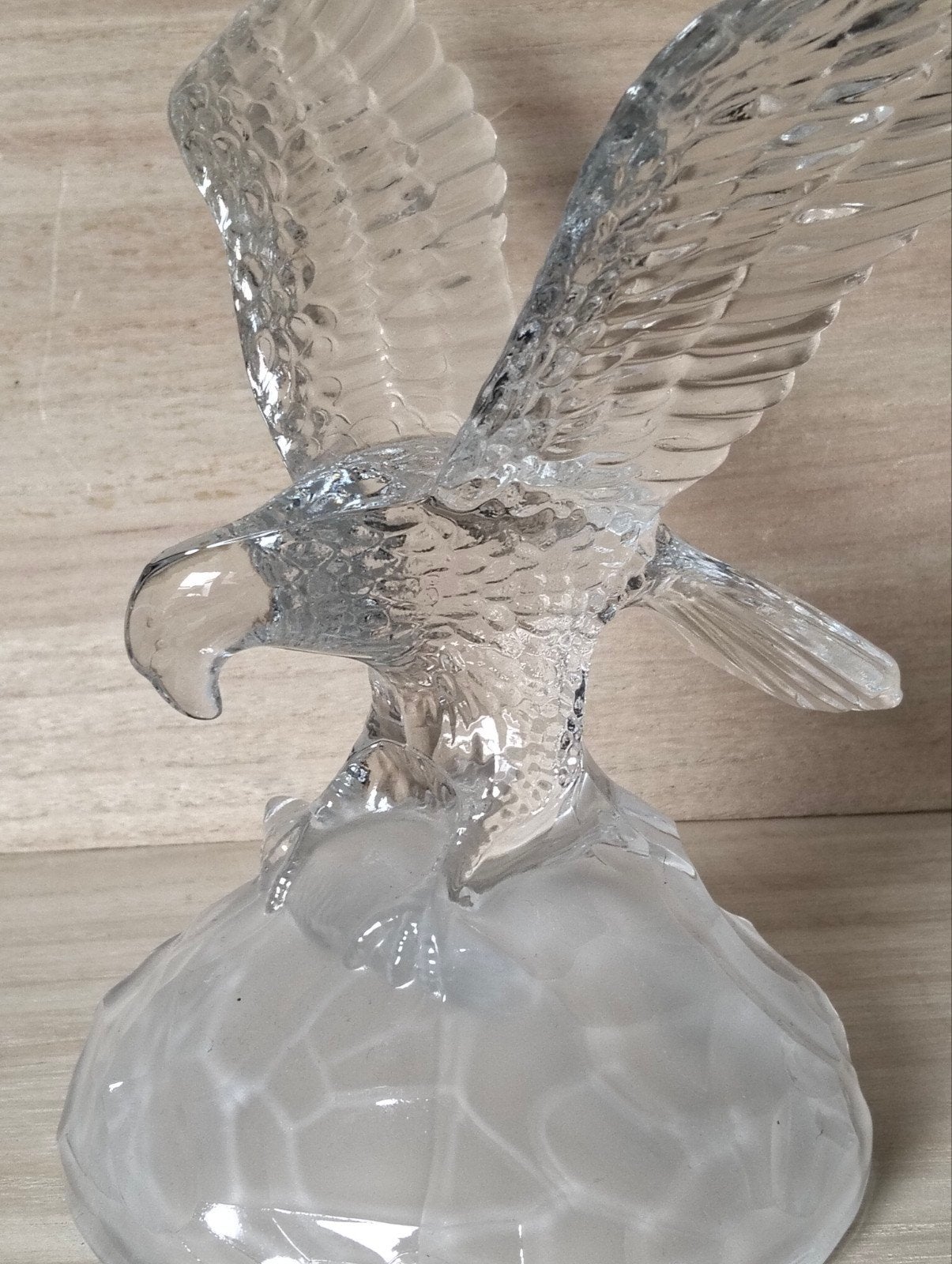 Cristal d'arques kristallen glazen Arend- Adelaar jaren 70, Ophalen of Verzenden