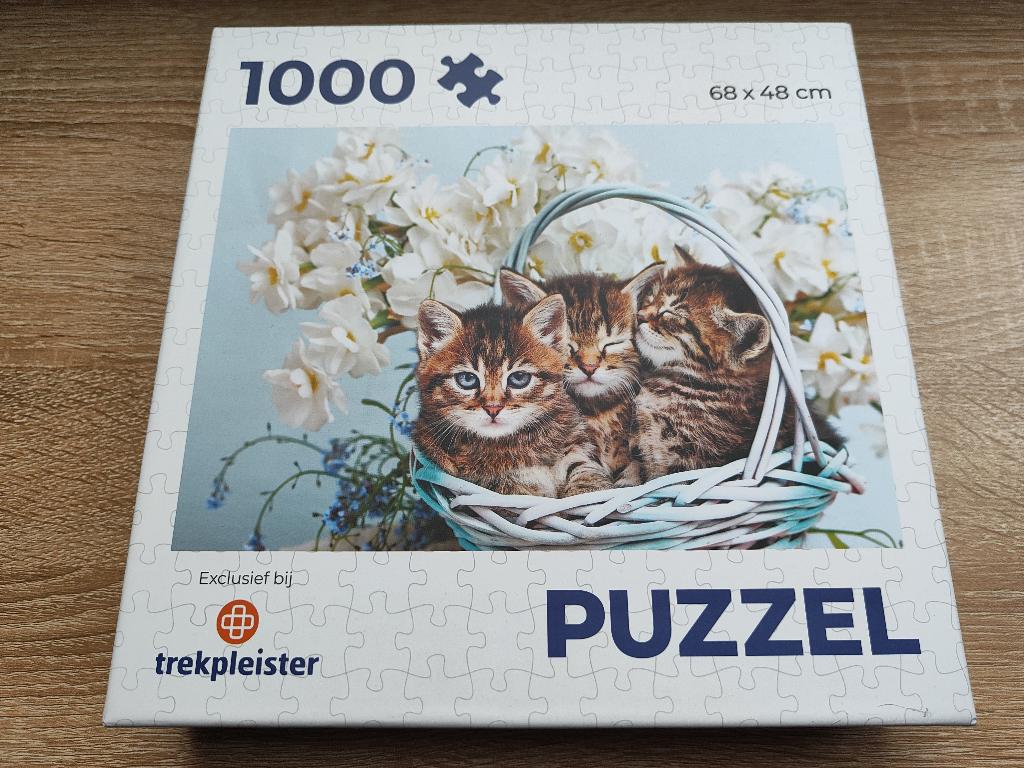 (NIEUWE) Trekpleister Puzzel 1000 Kittens, Ophalen of Verzenden, 500 t/m 1500 stukjes, Nieuw, Legpuzzel