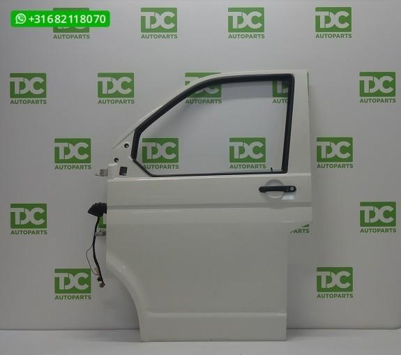 Volkswagen T5 ('03-'09) Voorportier links wit, Gebruikt, Voor, Ophalen of Verzenden, Volkswagen