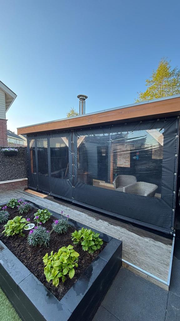 veranda zeil, Tuin en Terras, Overkappingen, Ophalen, Gebruikt, Veranda