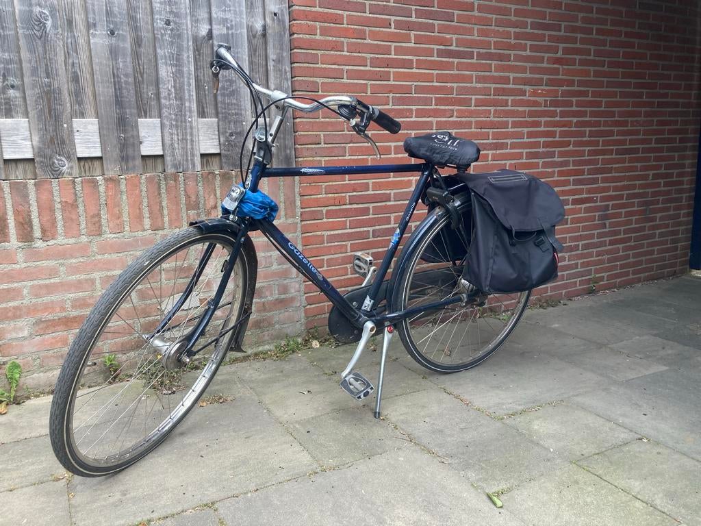 Gazelle heren stadsfiets - Goede staat, Ophalen, Gebruikt, Velgrem, 57 tot 61 cm