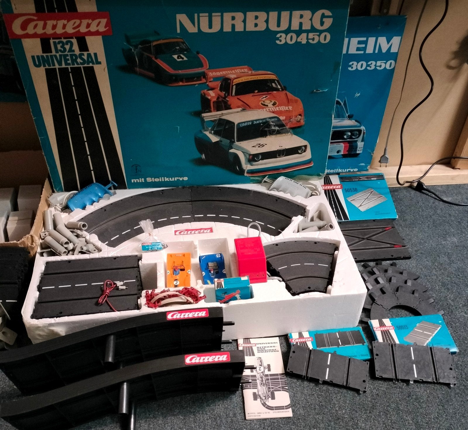 Carrera Universal complete racebaan set met veel accessoires, Ophalen of Verzenden, Elektrisch, Carrera
