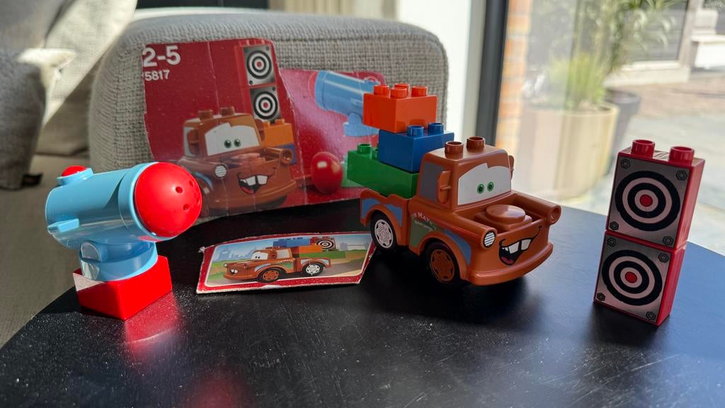 LEGO Duplo Cars 5817 Takelwagen Mater, Gebruikt, Overige thema's, Ophalen of Verzenden, Duplo