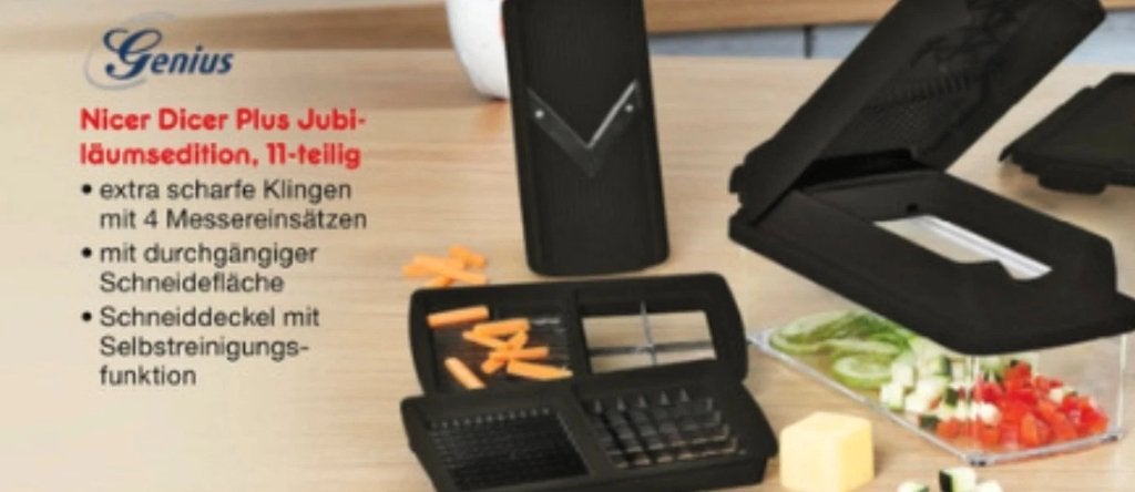 Genius | Nicer Dicer Multi-Cutter | Set, 13-delig NIEUW !!, Ophalen of Verzenden, Nieuw