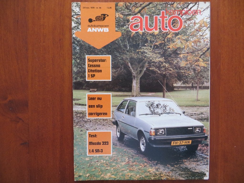 Autokampioen 44 1979 Mazda 323 1.4 SN-3, Cessna Citation 1SP, Ophalen of Verzenden, Nieuw, Mazda