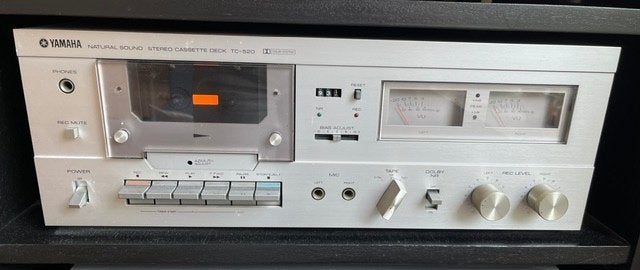 Vintage Stereo cassettedeck Yamaha TC-520, Ophalen, Enkel, Overige merken