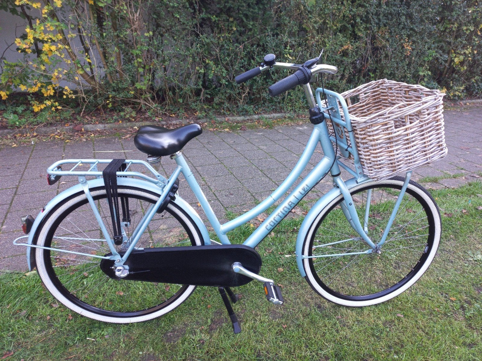 Mooie Cortina U4 damesfiets 28 inch framemaat 57, Fietsen en Brommers, Ophalen, Terugtraprem, Gebruikt, Cortina U4 transportfiets