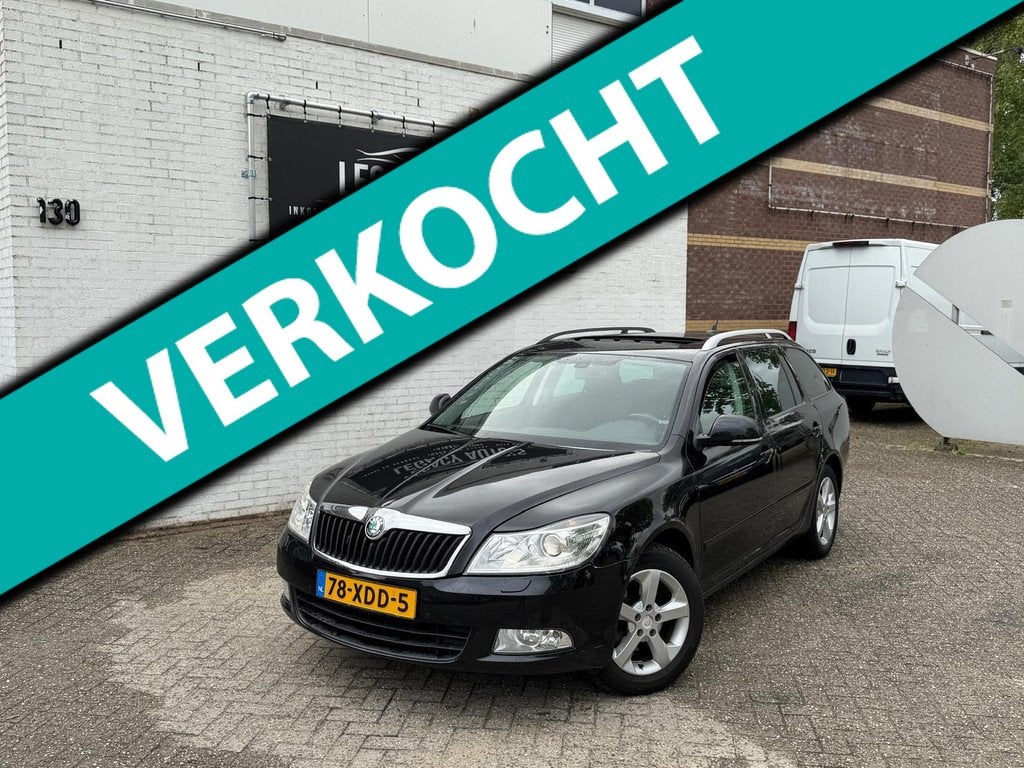 Skoda Octavia Combi 1.2 TSI Elegance Business Line - DSG - R, Euro 5, Stof, Gebruikt, Zwart