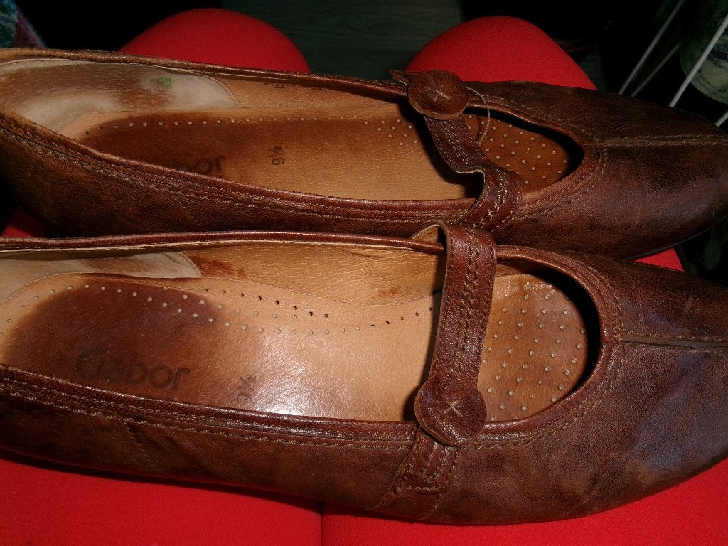 gabor leer 9,5, Bruin, Gabor, Dansschoenen, Ophalen of Verzenden
