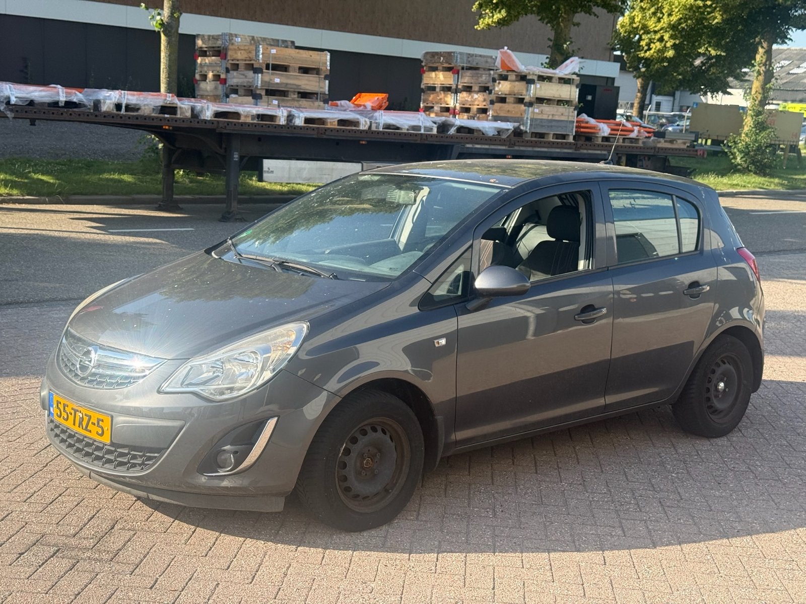 Opel Corsa 1.3 Cdti 70KW 5D 2012 Grijs, Auto's, Voorwielaandrijving, 28 km/l, Origineel Nederlands, Bedrijf