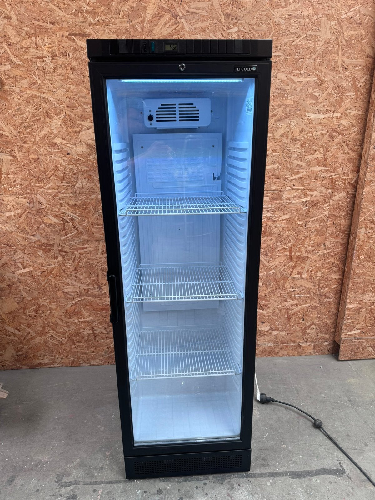 Tefcold flessenkoeler scu1375, Witgoed en Apparatuur, Koelkasten en IJskasten, Ophalen, 200 liter of meer, 60 cm of meer, Met aparte vriezer
