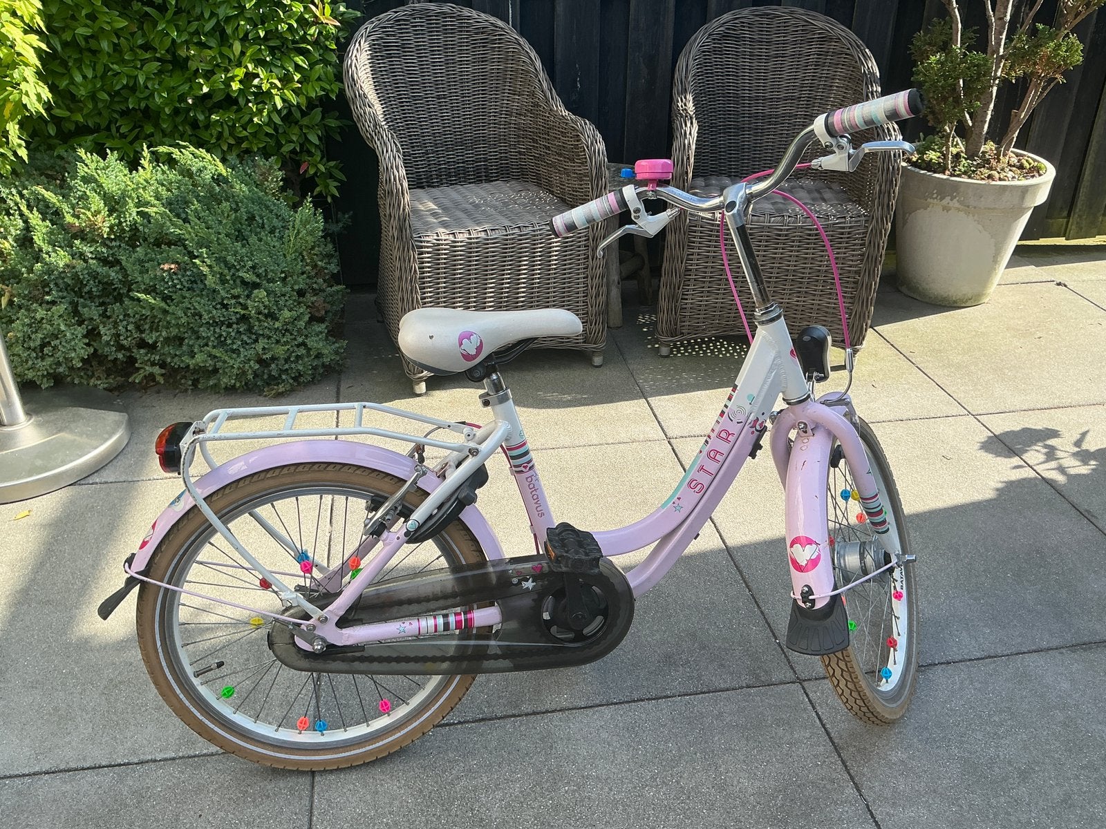 Te koop meisjes fiets Batavus Star, Ophalen, Gebruikt, Velgrem, Batavus