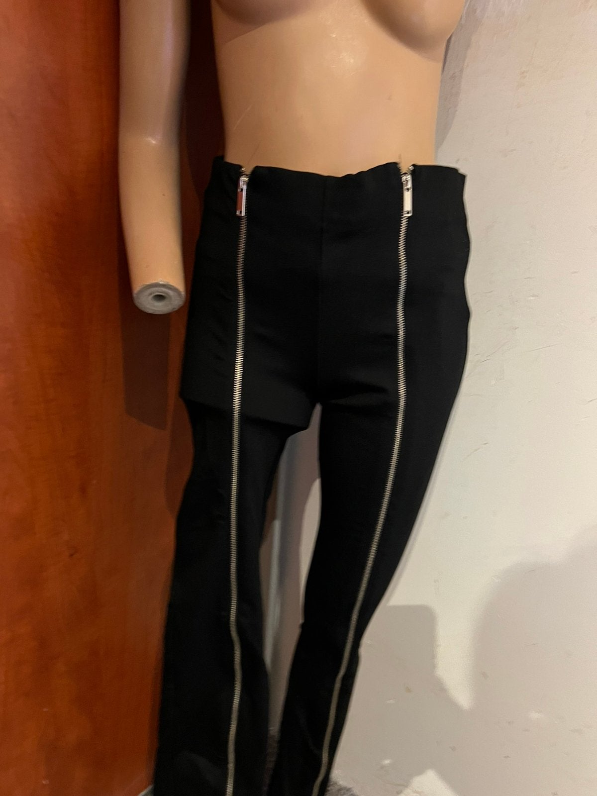 ZARA broek met ritsen M nieuw met kaartjes, Maat 38/40 (M), G, Nieuw, Ophalen of Verzenden