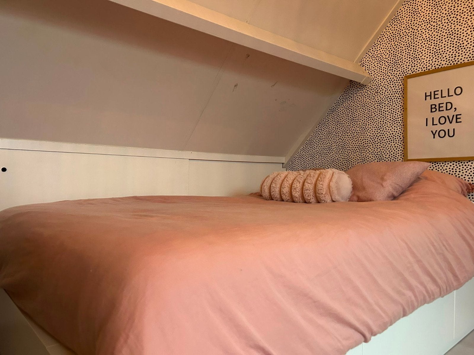 Ikea Nordli bedframe 140x200 cm met opberglades, Ophalen, Gebruikt, Wit, Tweepersoons