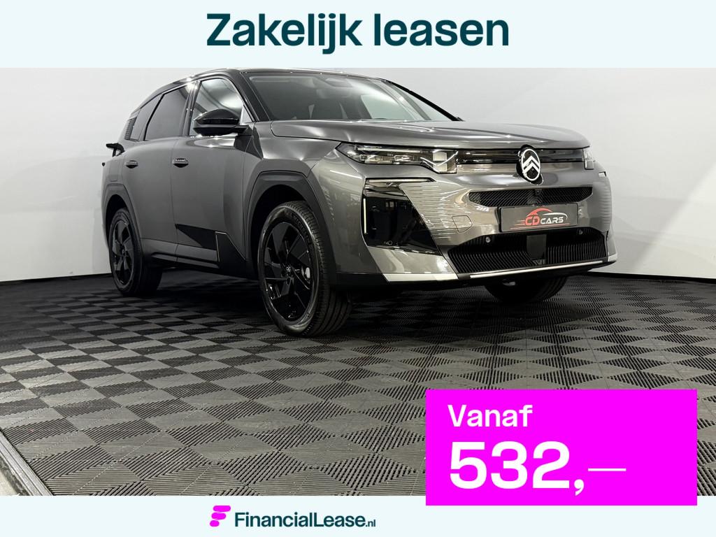Citroën C5 Aircross 1.2 Hybrid 145 Max 360 Camera, Navi, le, Gebruikt, 1199 cc, C5 Aircross, Leder en Stof