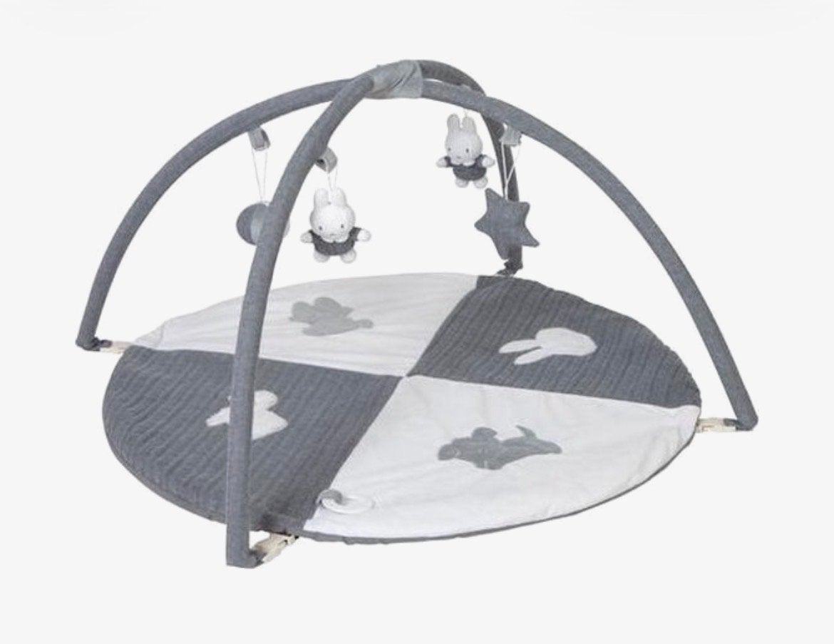 Babygym met Speelkleed Nijntje Grijs/Wit, Kinderen en Baby's, Speelgoed | Babyspeelgoed, Ophalen, Gebruikt, Speelkleed