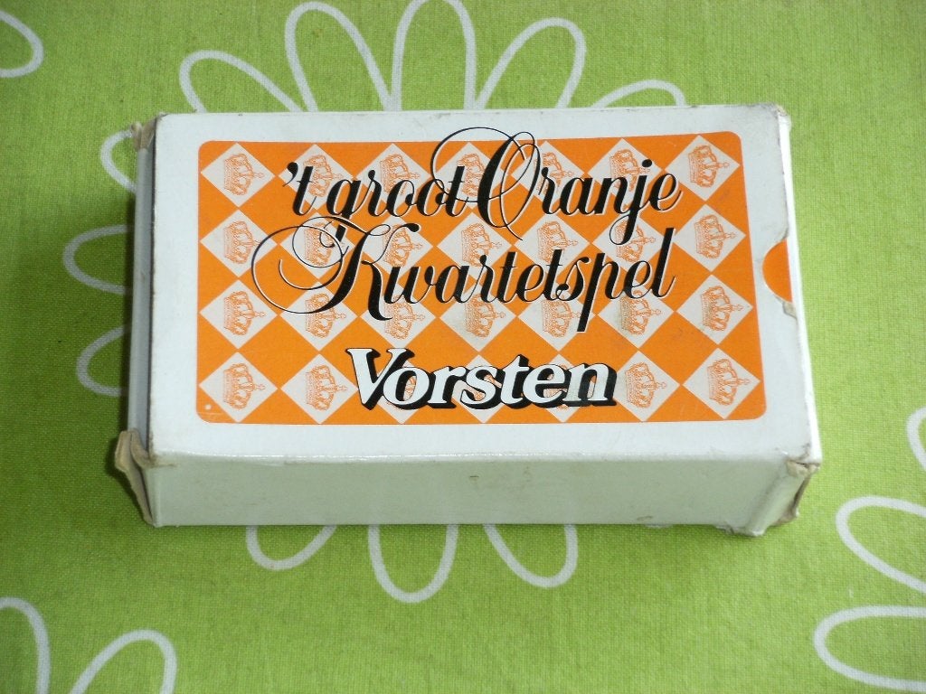 "t Groot Oranje kwartetspel - Vorsten, Ophalen of Verzenden, Gebruikt, Kwartet(ten)