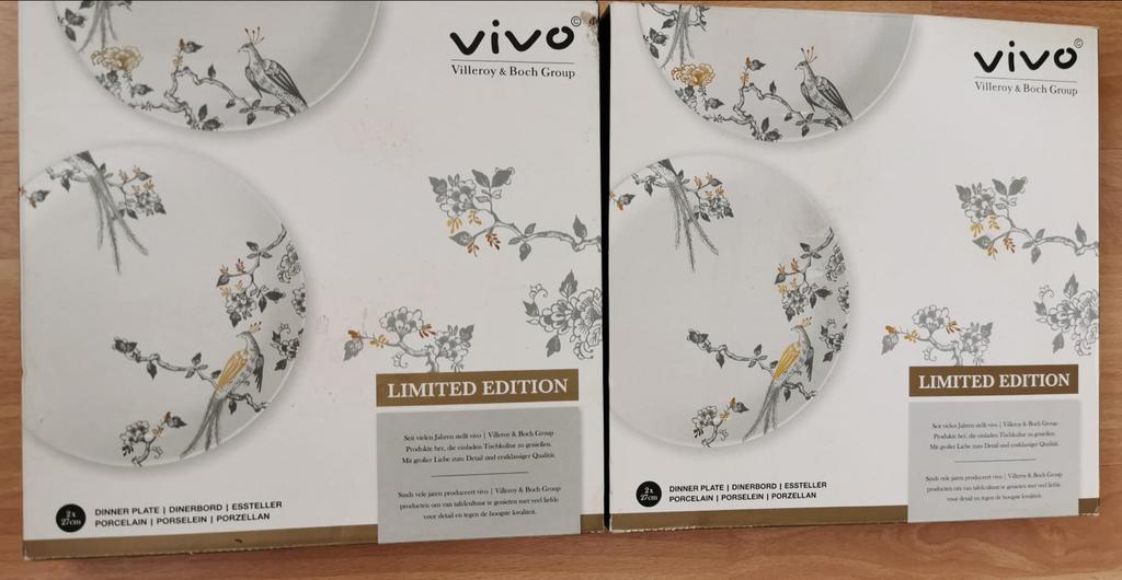 Vivo Villeroy & Boch Group dinerborden limited edition, Nieuw, Ophalen of Verzenden, Bord(en), Overige stijlen