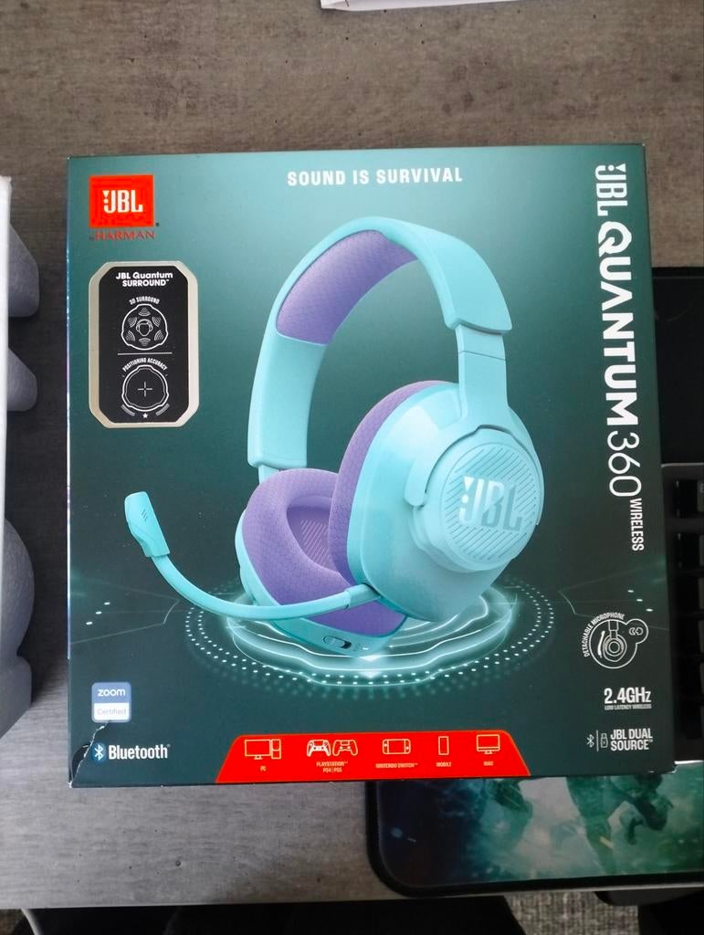 JBL Quantum 360 wireless gaming headset, Ophalen of Verzenden, Gaming headset, Nieuw