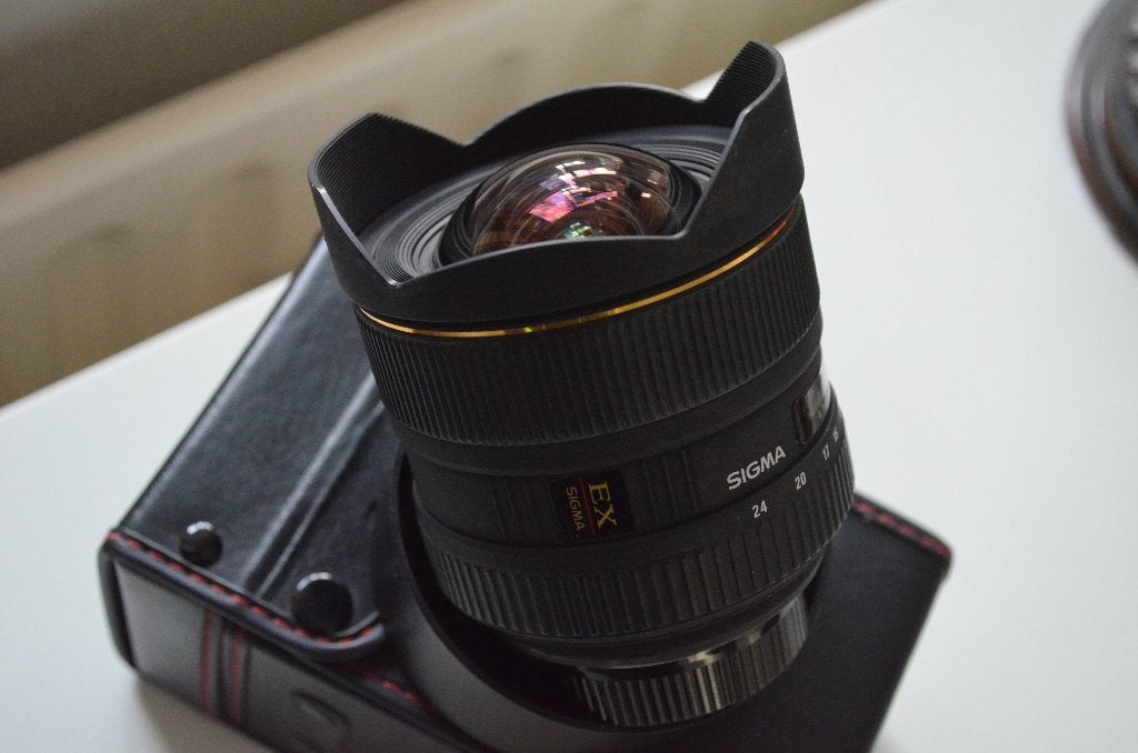 Sigma 12-24mm F4.5-5.6 DG HSM Groothoeklens -NIKON, Ophalen, Refurbished, Telelens