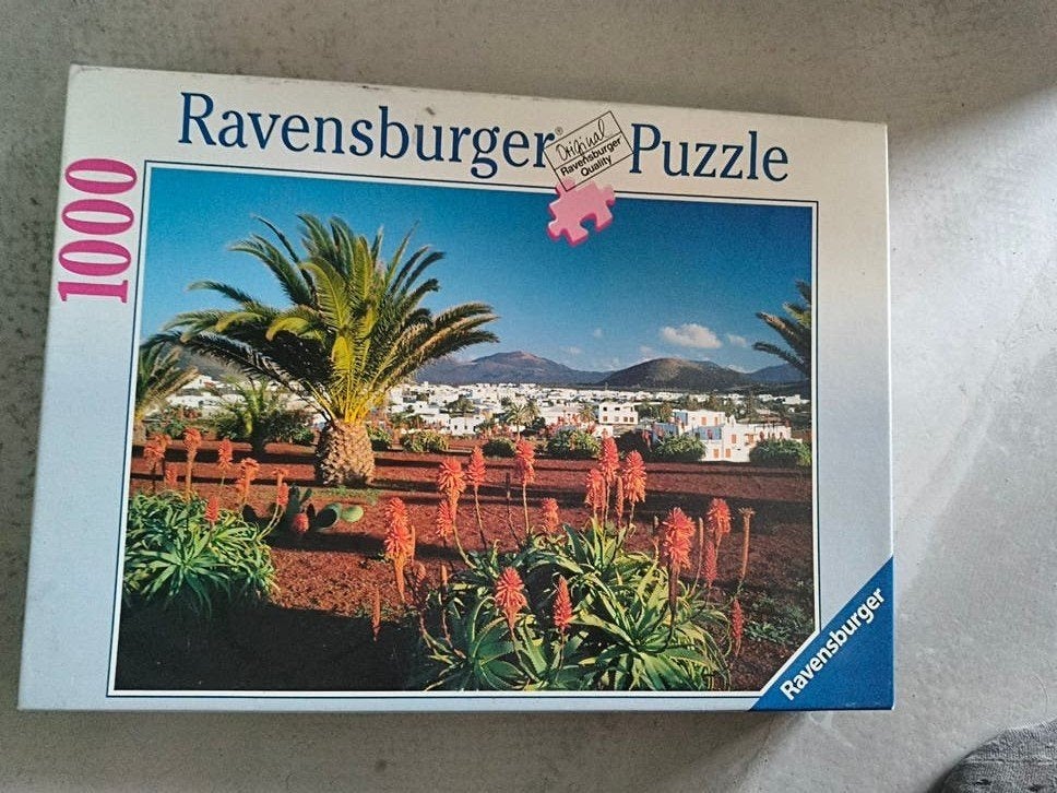 Ravensburger Legpuzzel 1000 stukjes - Tropisch Landschap, Ophalen of Verzenden, 500 t/m 1500 stukjes, Gebruikt, Legpuzzel